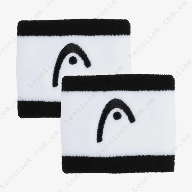 Напульсники Head Wristband striped 2.5 BKWH 285865