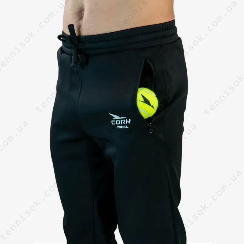 Мужские штаны Cork Padel Sweatpants Black