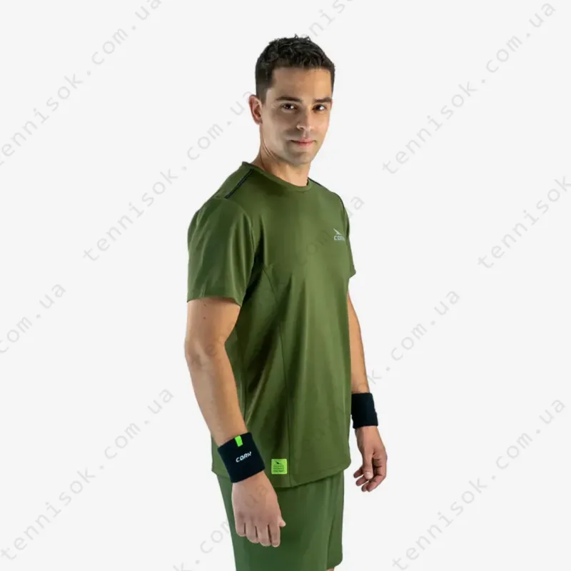 Футболка для падела Cork Padel T-shirt Green