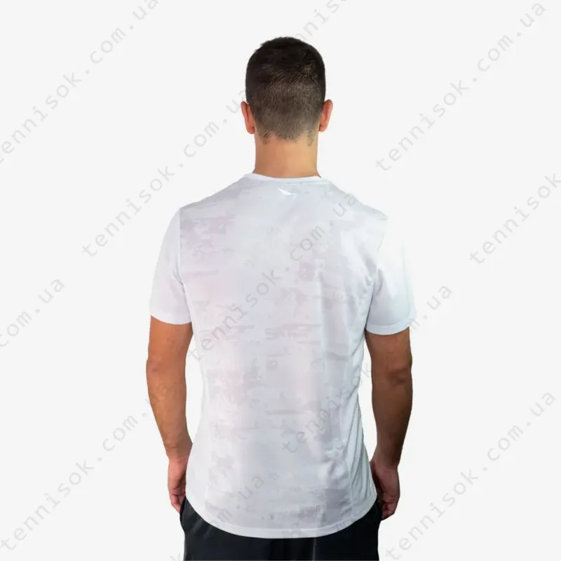 Футболка для падела Cork Padel T-shirt Print White