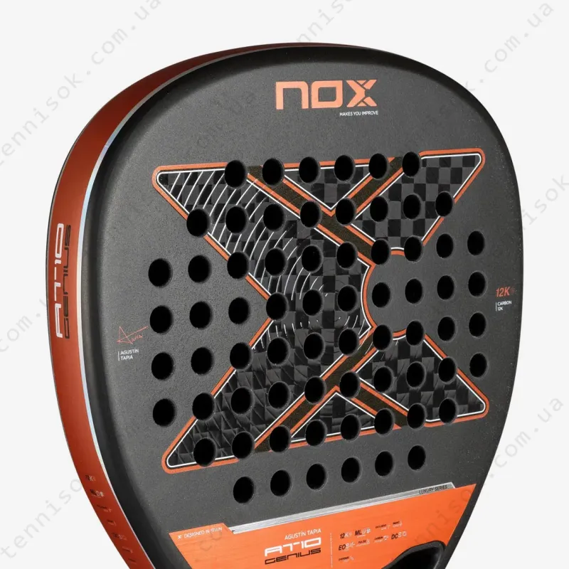Ракетка для падела Nox AT10 Genius Attack 12K by Agustin Tapia 2025