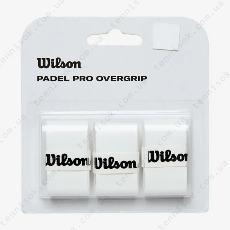 Намотки Wilson Pro Overgrip Padel White 3psc WR8416301001
