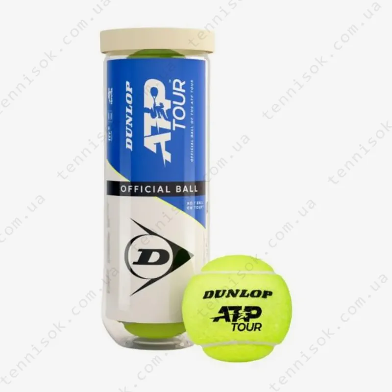 Тенісні м'ячі Dunlop ATP Tour 3 ball