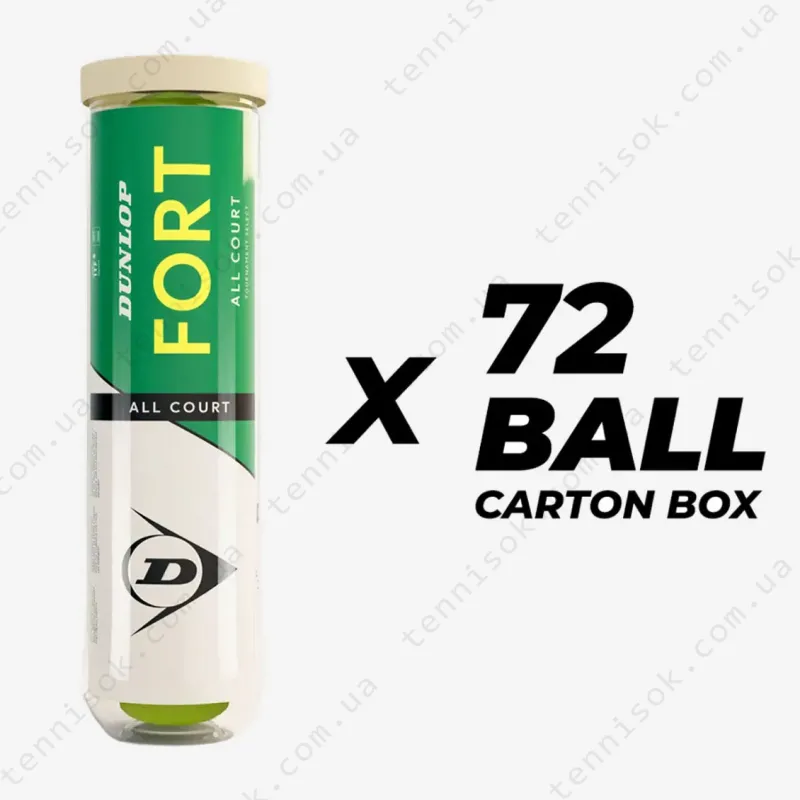 Тенісні м'ячі Dunlop Fort All Court 72 ball