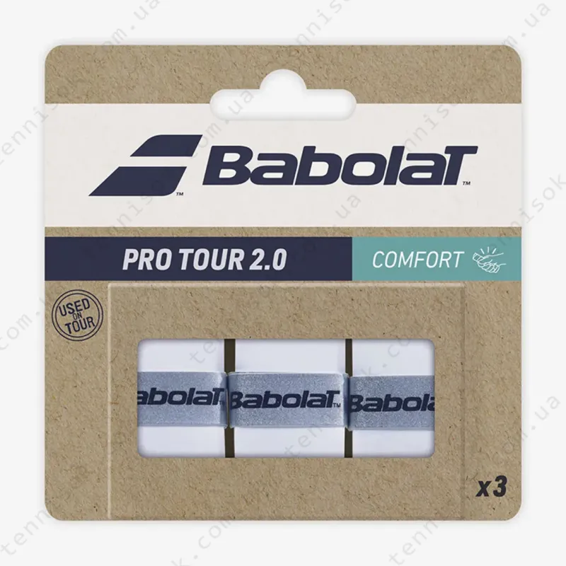 Намотки Babolat Pro Tour White 3pcs 653053/101