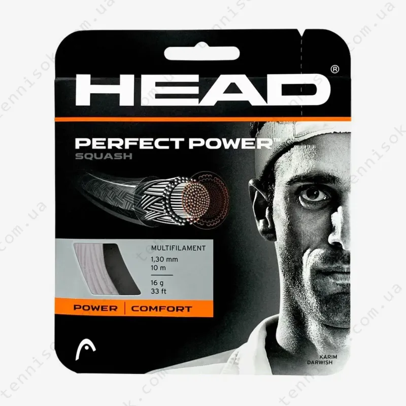 Струны для сквоша Head Perfect Power Squash White