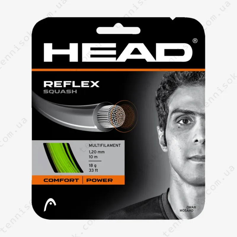 Струны для сквоша Head Reflex Squash Green