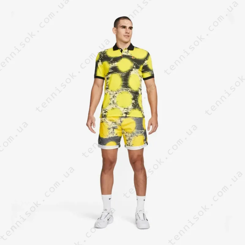 Теннисное поло Nike Heritage Slim Fit Printed Polo DV9048-731