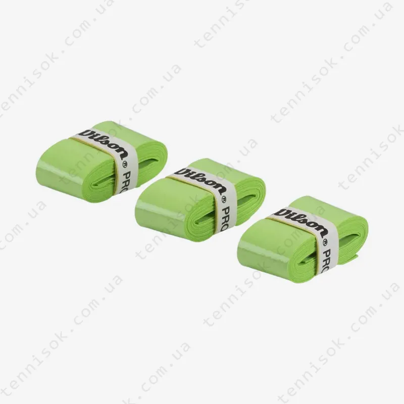 Намотки Wilson Pro Overgrip Green 3psc WRZ470810