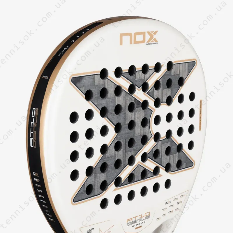 Ракетка для паделу Nox AT10 Luxury Genius 12K Alum XTREME by Agustin Tapia 2026