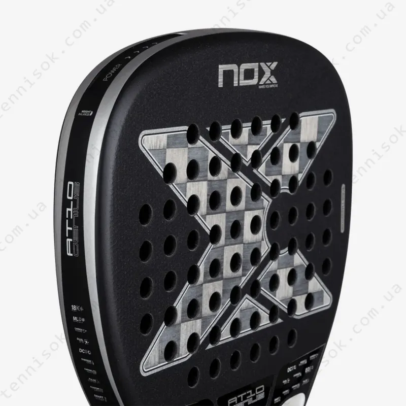 Ракетка для паделу Nox AT10 Luxury Genius Attack 18K Alum by Agustin Tapia 2026