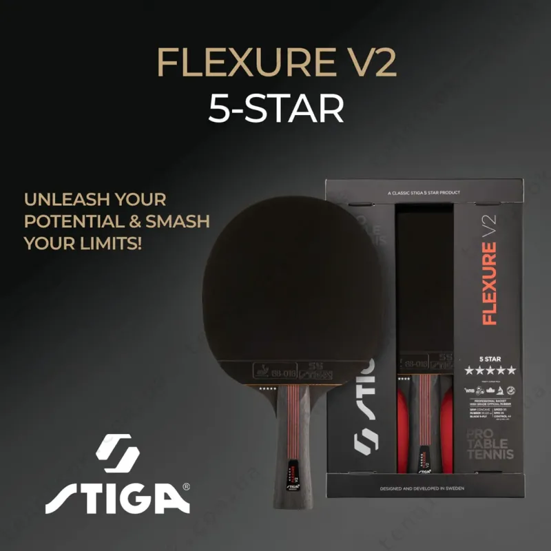 Ракетки для настільного тенісу Stiga Flexure V2 5 Star