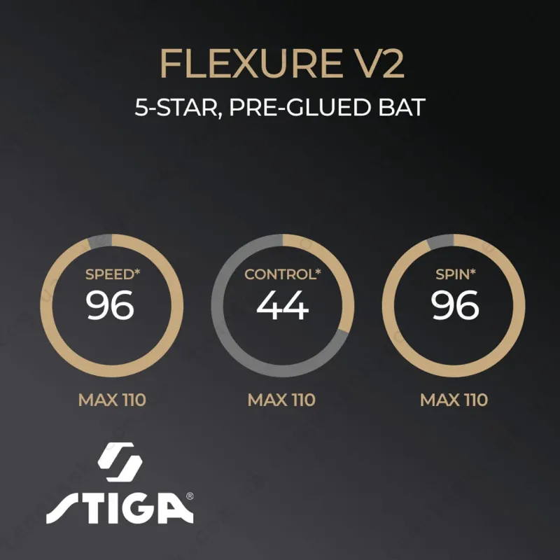 Ракетки для настільного тенісу Stiga Flexure V2 5 Star