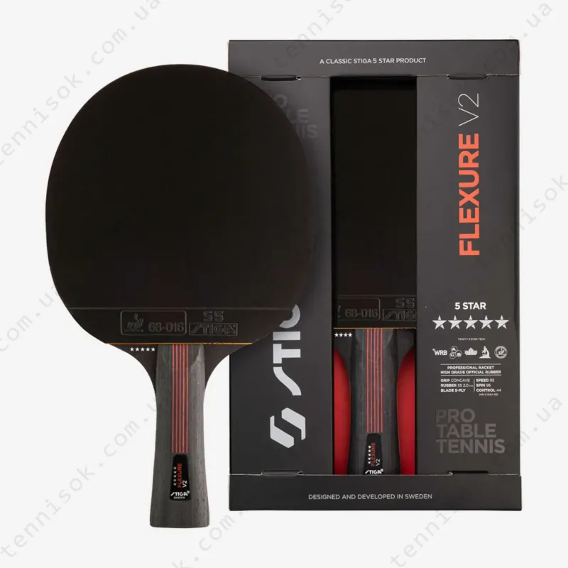 Ракетки для настільного тенісу Stiga Flexure V2 5 Star