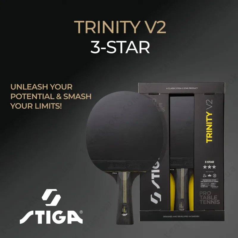 Ракетки для настільного тенісу Stiga Trinity V2 3 Star