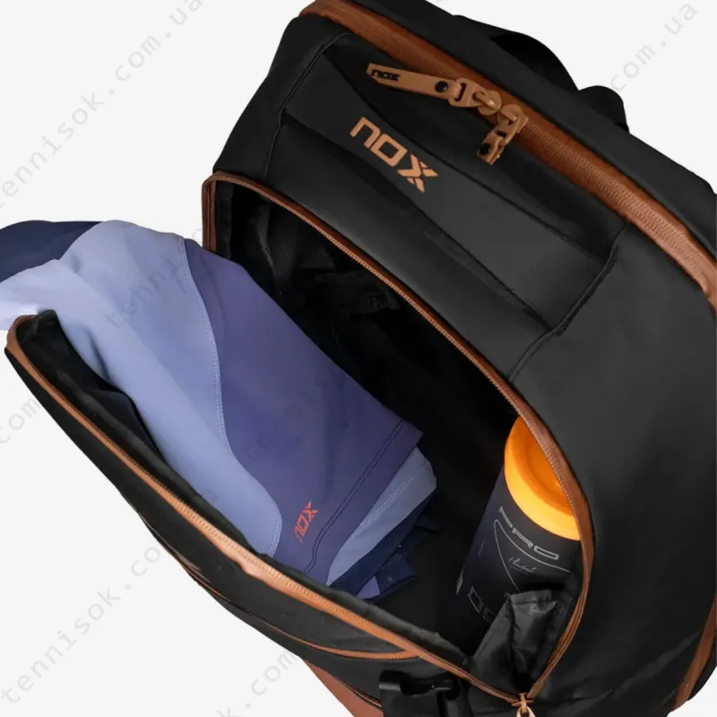 Рюкзак для падела Nox Luxury Open Series Backpack Black/Brown
