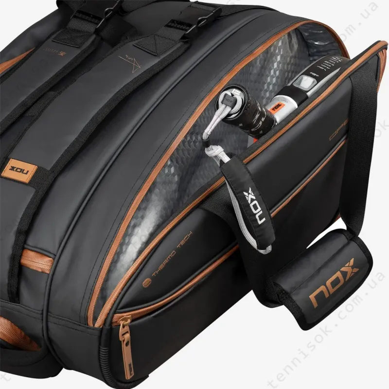 Сумка для паделу Nox Luxury Open Series Black/Brown