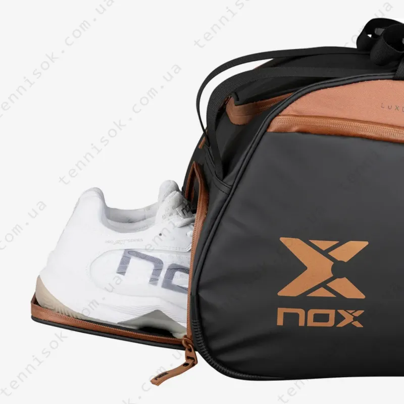 Сумка для паделу Nox Luxury Open Series Black/Brown
