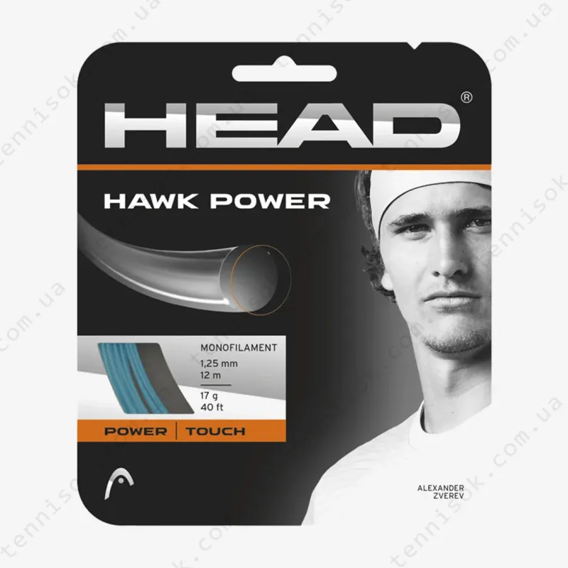 Теннисные струны Head Hawk Power 12,2m (размотка)