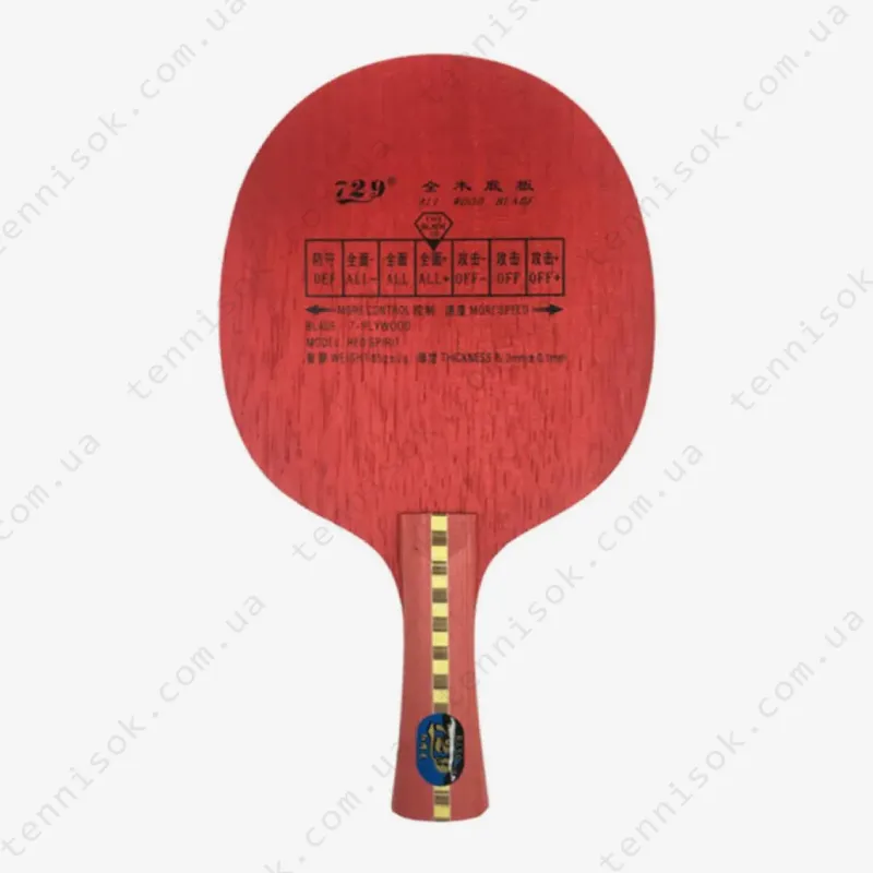 Сборная ракетка 729 Red Spirit Concave + 729 Super FX Lightening