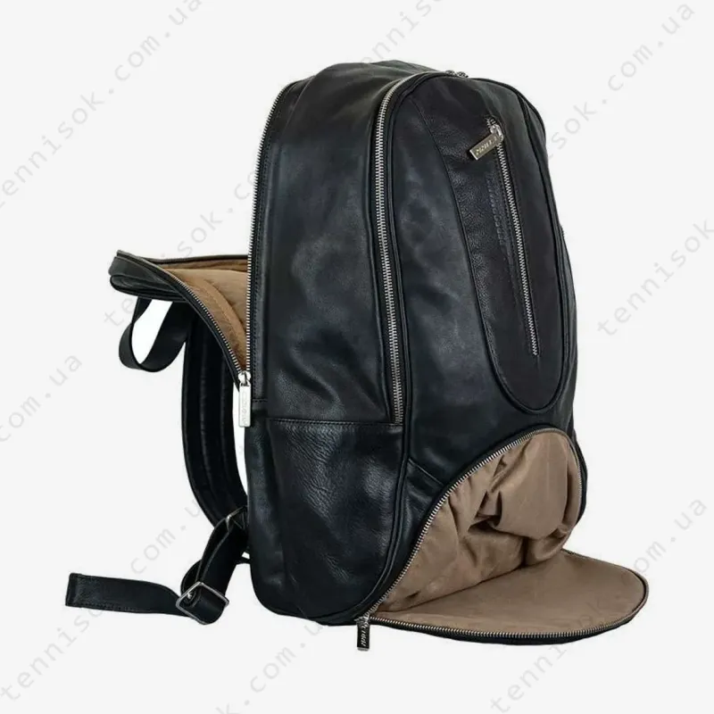 Рюкзак для паделу Cork Padel Leather Backpack Black/Silver