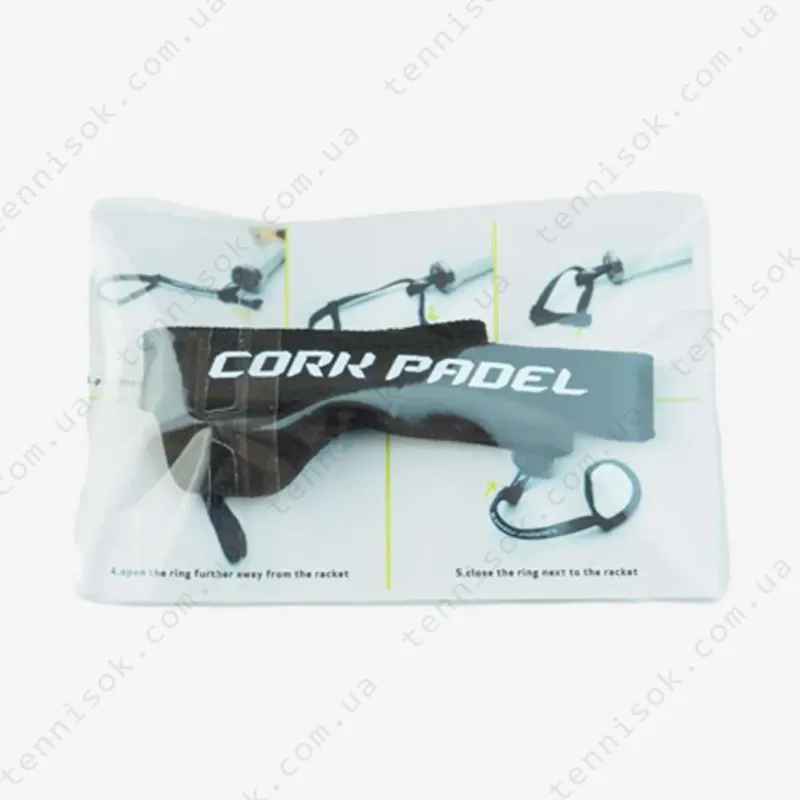 Ремінець ракетки для паделу Cork Padel Racket String Black
