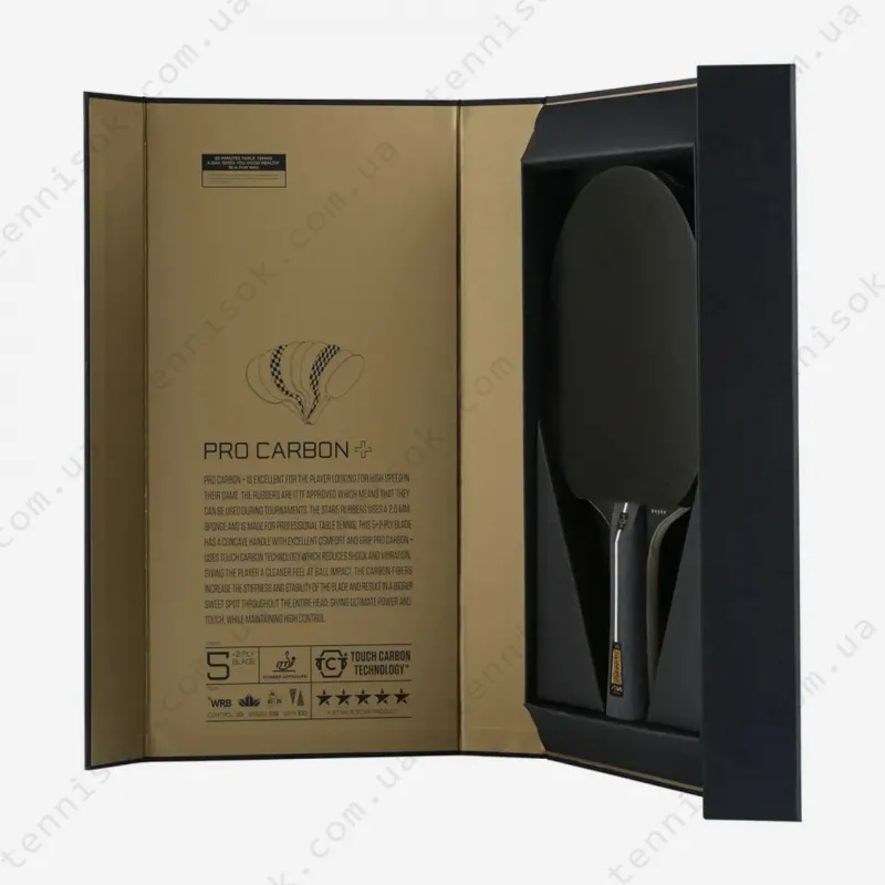 Ракетки для настільного тенісу Stiga Pro Carbon Plus 5-Star FL