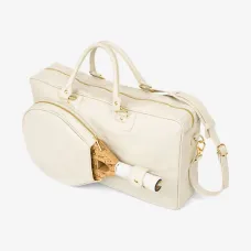 Сумка для паделу Cork Padel Vintage leather Bag White/Gold