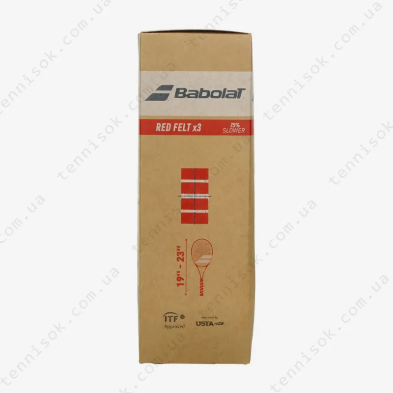 Теннисные мячи Babolat Red Felt 3ball 501108/113