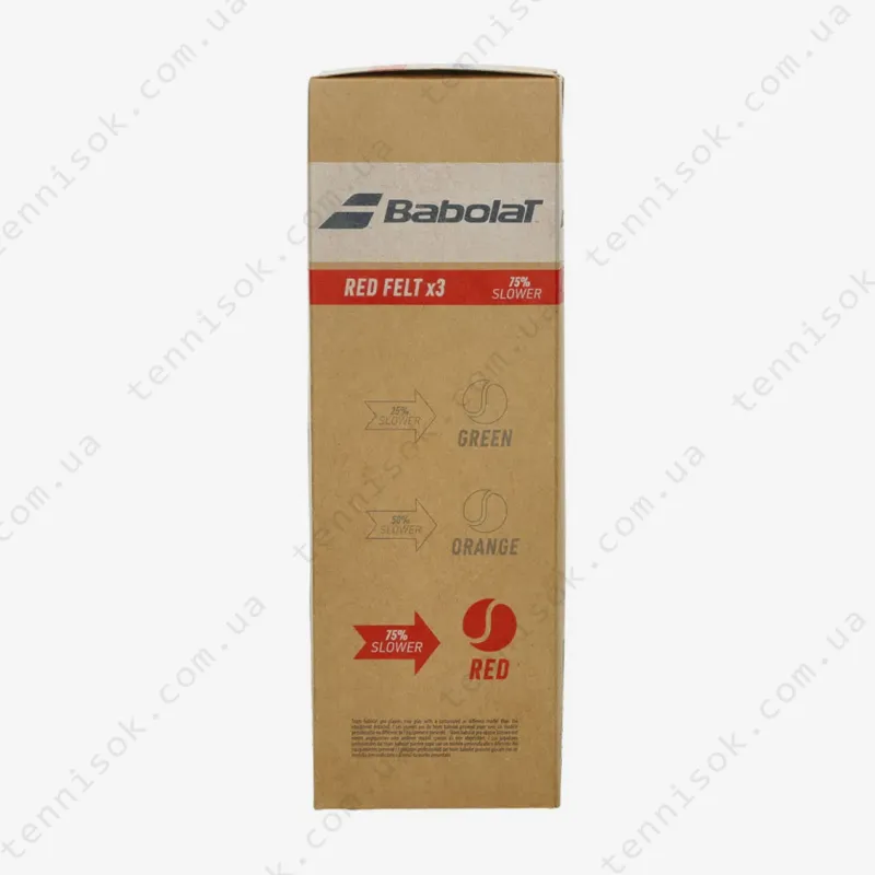 Теннисные мячи Babolat Red Felt 3ball 501108/113