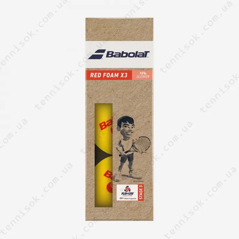 Тенісні м'ячі Babolat Red Foam 3ball 501109/113