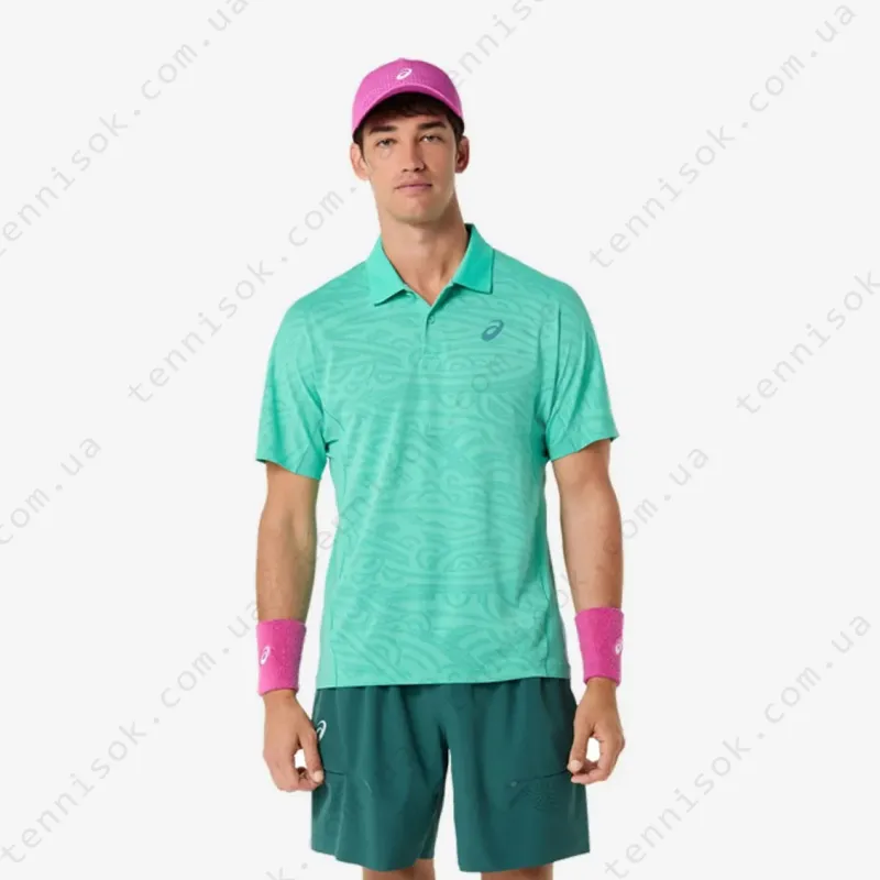 Теннисное поло Asics Match Jacquard Short Sleeve 2041A387-300