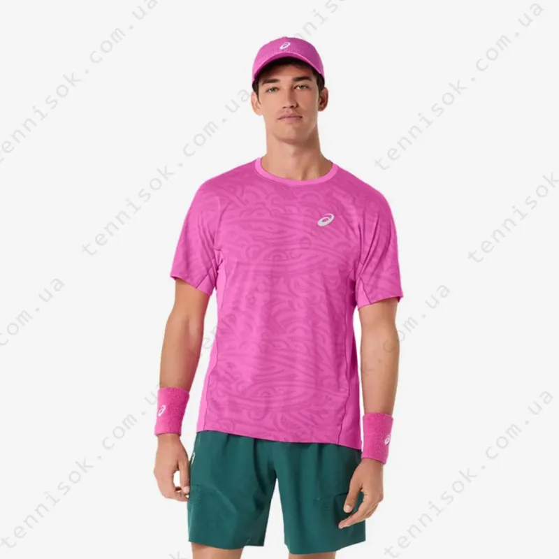 Теннисная футболка Asics Match Jacquard Short Sleeve 2041A391-700