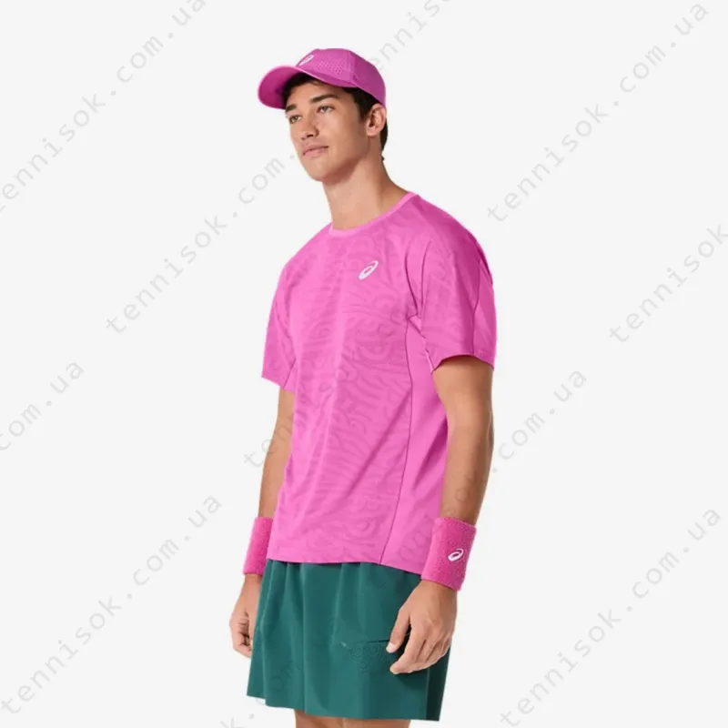 Теннисная футболка Asics Match Jacquard Short Sleeve 2041A391-700