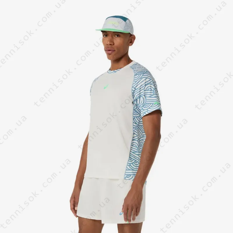 Теннисная футболка Asics Padel Court All Over Print 2041A385-100