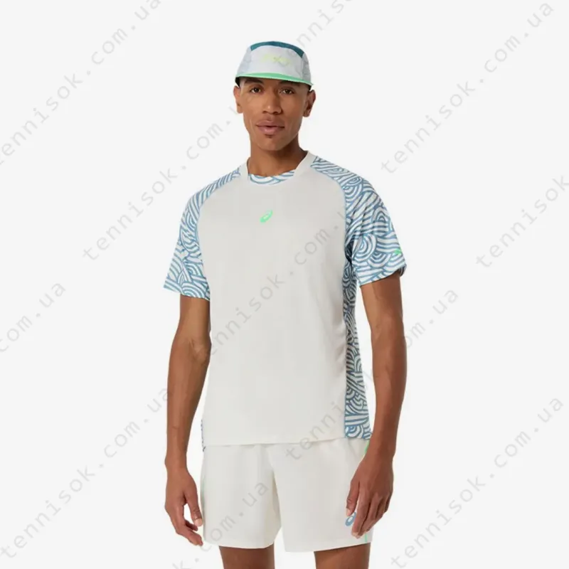 Теннисная футболка Asics Padel Court All Over Print 2041A385-100