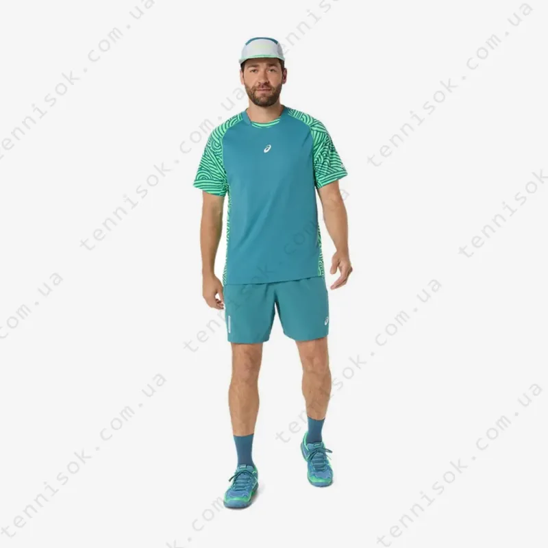 Теннисная футболка Asics Padel Court All Over Print 2041A385-300