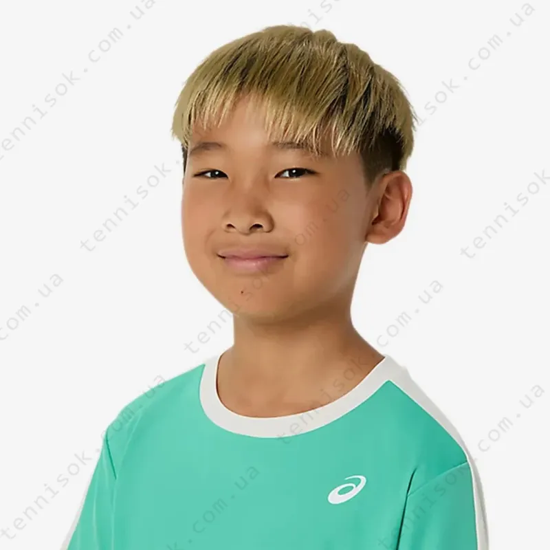 Теннисная футболка Asics Tennis Tee Jongens 2044A044-300