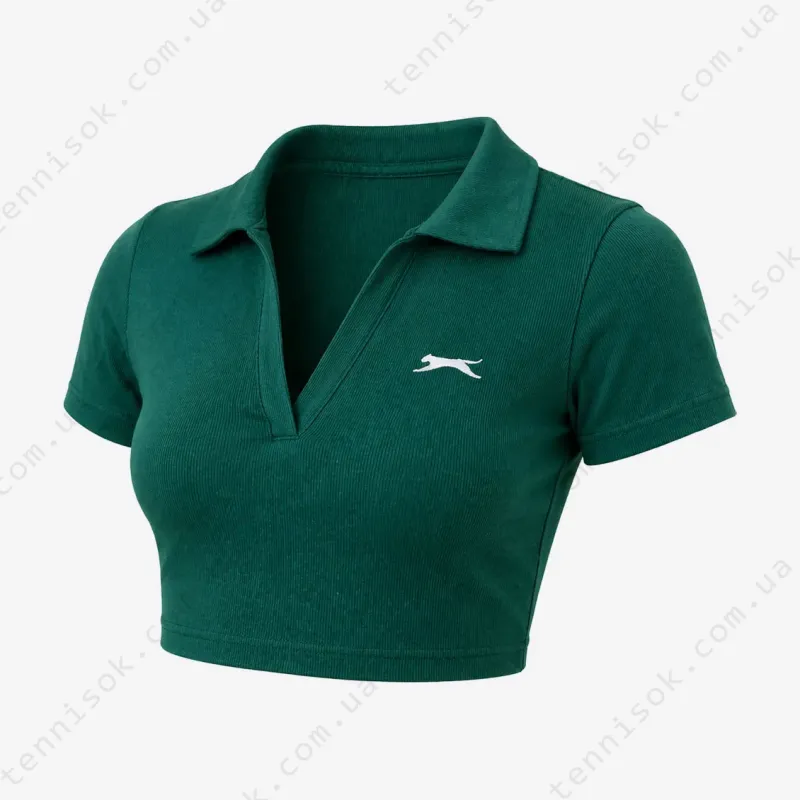 Топ-поло Slazenger ft. Wolfie Cindy Polo Crop Top