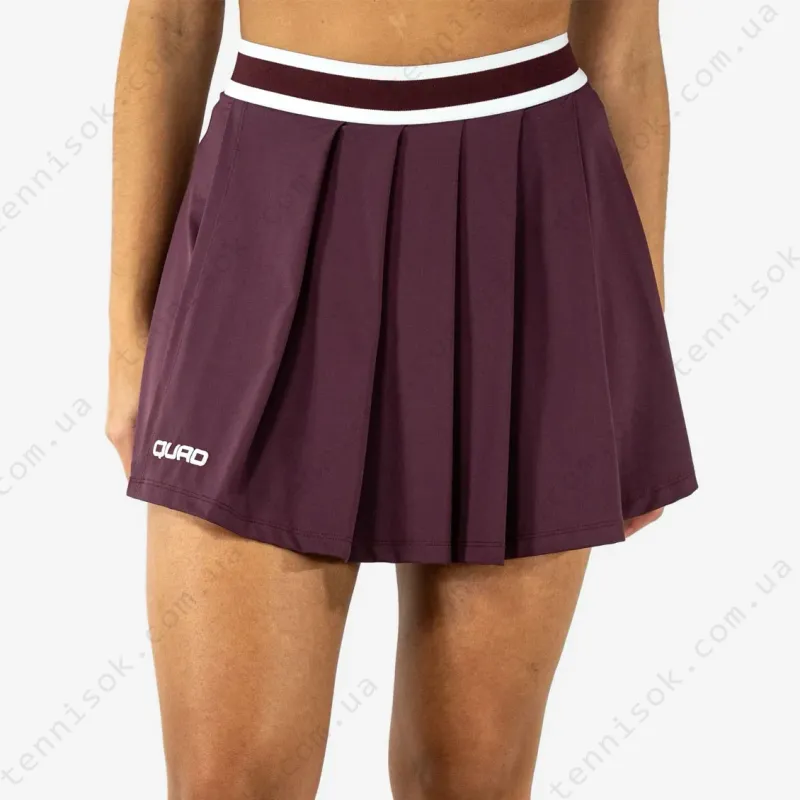 Юбка Quad Charm Skirt Burgundy