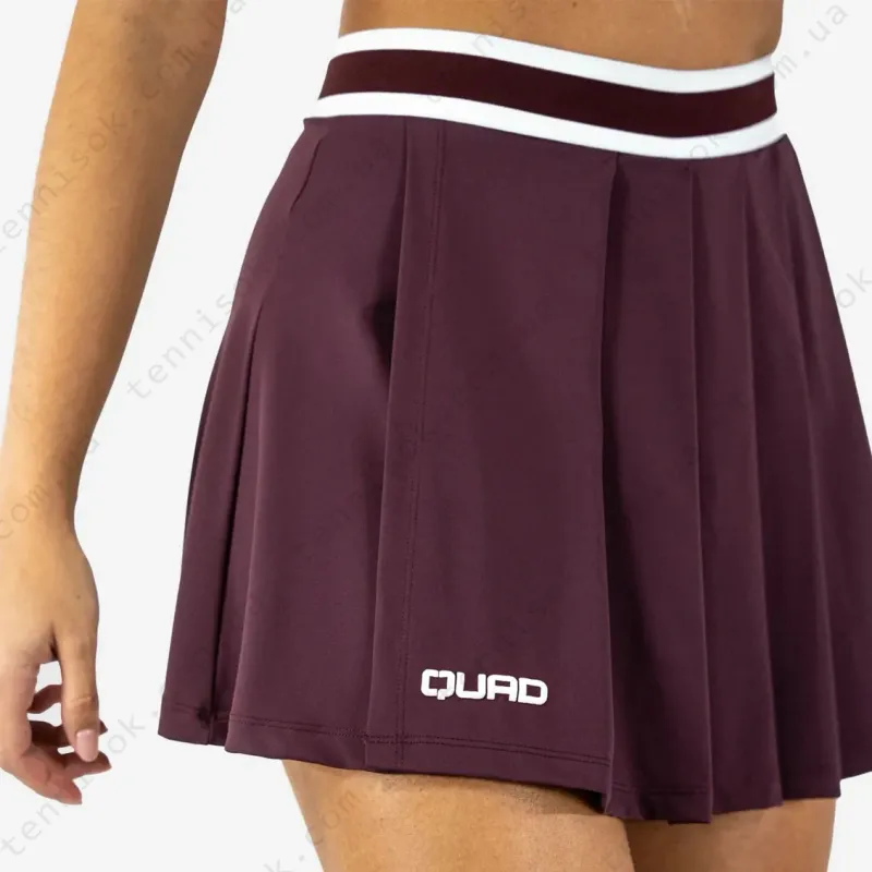 Юбка Quad Charm Skirt Burgundy