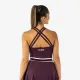 Майка Quad Tank Top Double Stripes Burgundy