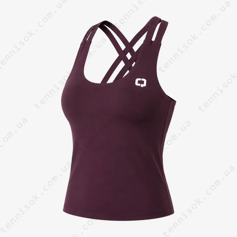 Майка Quad Tank Top Double Stripes Burgundy
