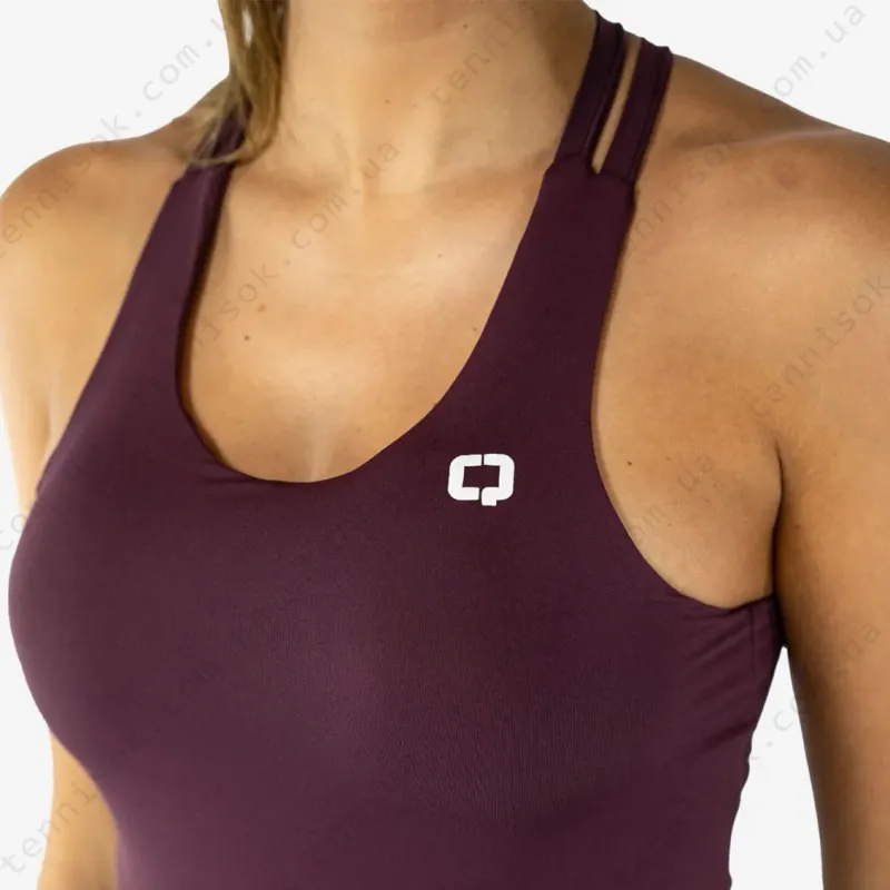 Майка Quad Tank Top Double Stripes Burgundy