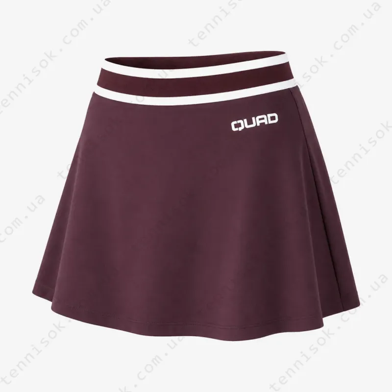 Юбка Quad Women Slick Skirt Burgundy
