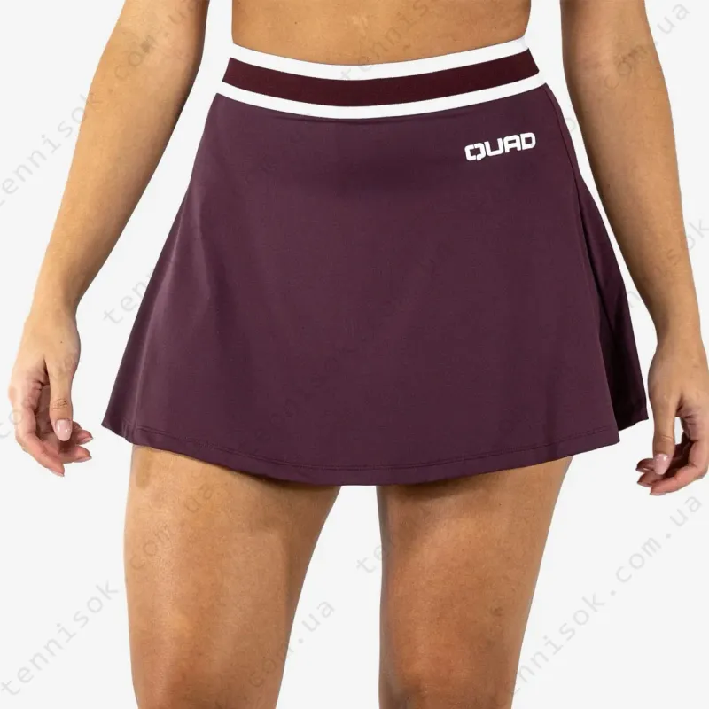 Юбка Quad Women Slick Skirt Burgundy