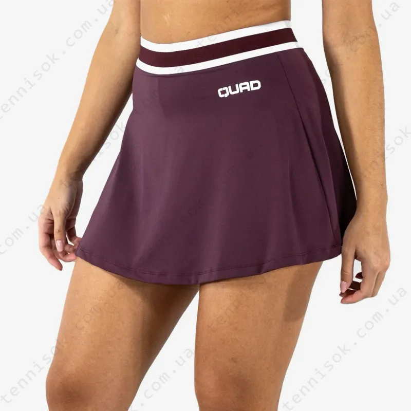 Юбка Quad Women Slick Skirt Burgundy