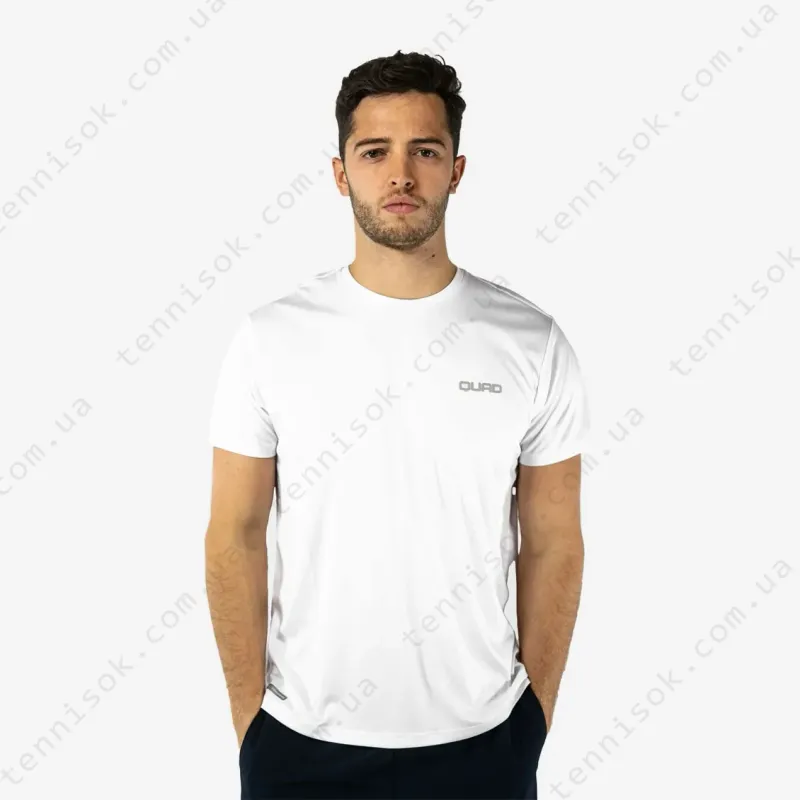 Тенісне поло Quad Men Elemental T-Shirt Off White