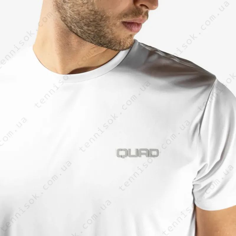 Тенісне поло Quad Men Elemental T-Shirt Off White