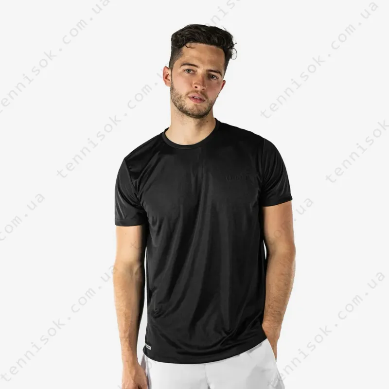 Тенісне поло Quad Men Elemental T-Shirt Black